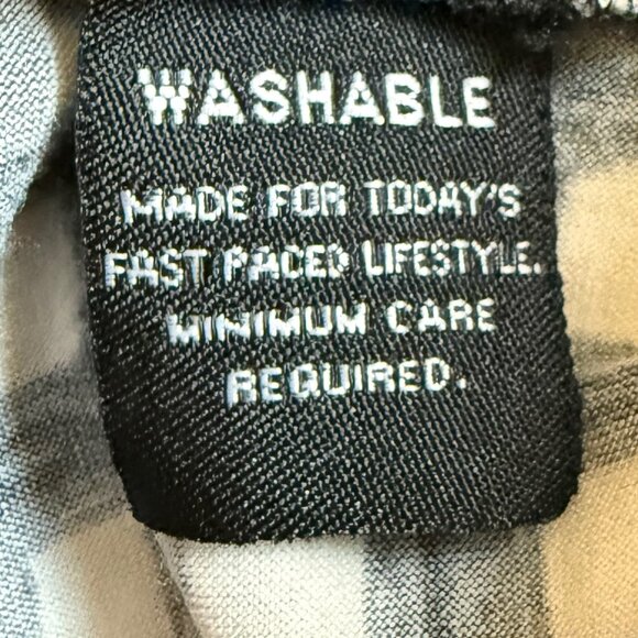 Zac & Rachel Checkered Pull On Elastic Waist Wide Leg‎ Pants Size M - Picture 7 of 8